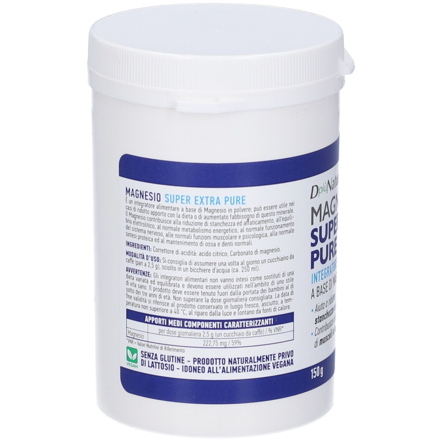 Dpiu' Natura Magnesio Super Ex Pure 150 G