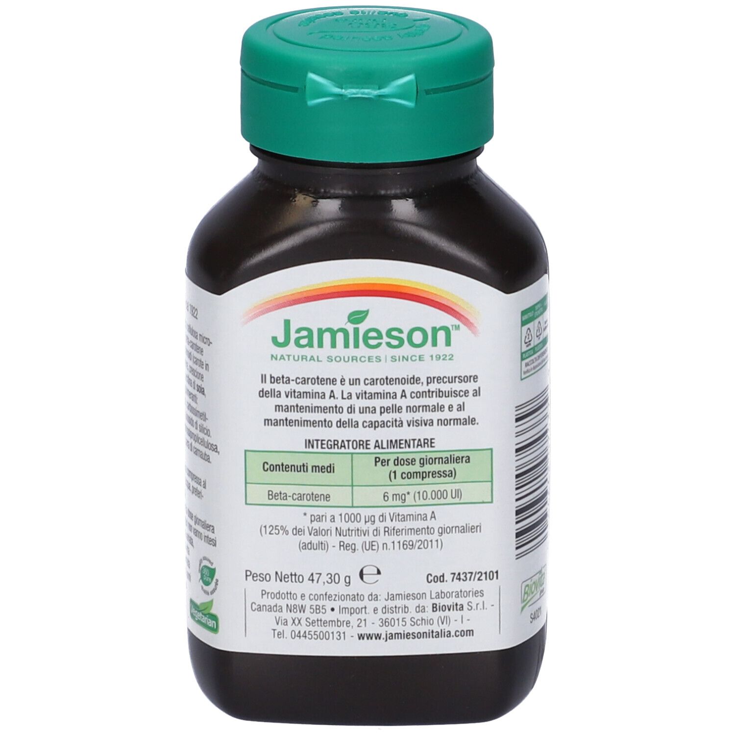 Jamieson Beta Carotene 90 Compresse