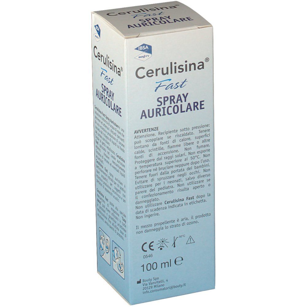 Cerulisina® Fast Spray Auricolare con Getto nebulizzato