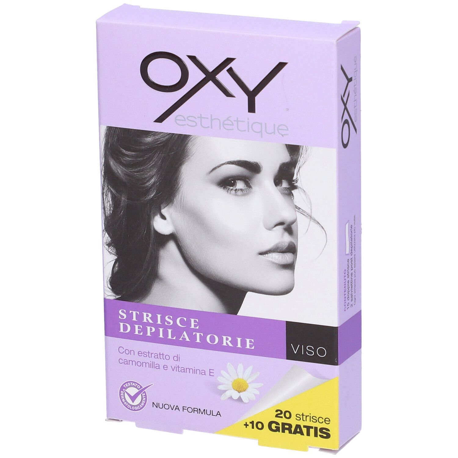 Oxy Strisce Depil Viso 20Pz