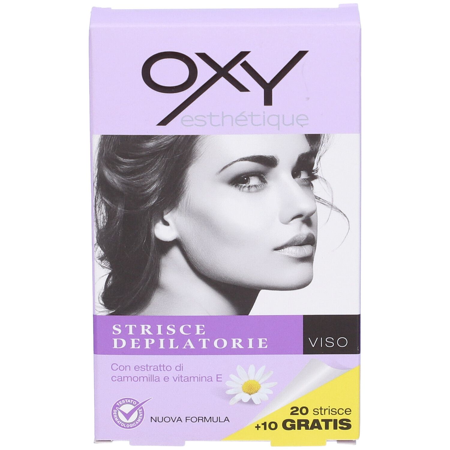 Oxy Strisce Depil Viso 20Pz