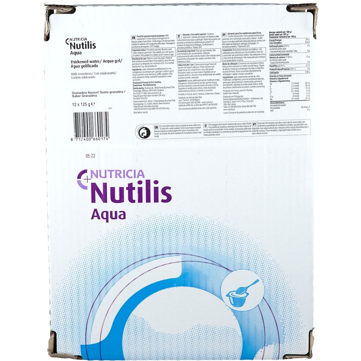 Nutricia Nutilis Aqua Gel Granatina