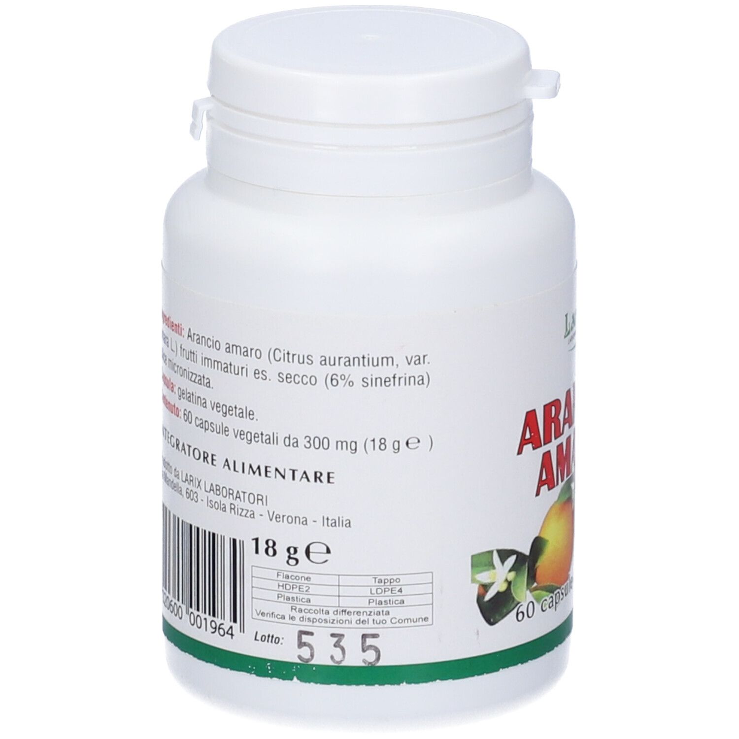 Larix Arancio Amaro Estratto Secco