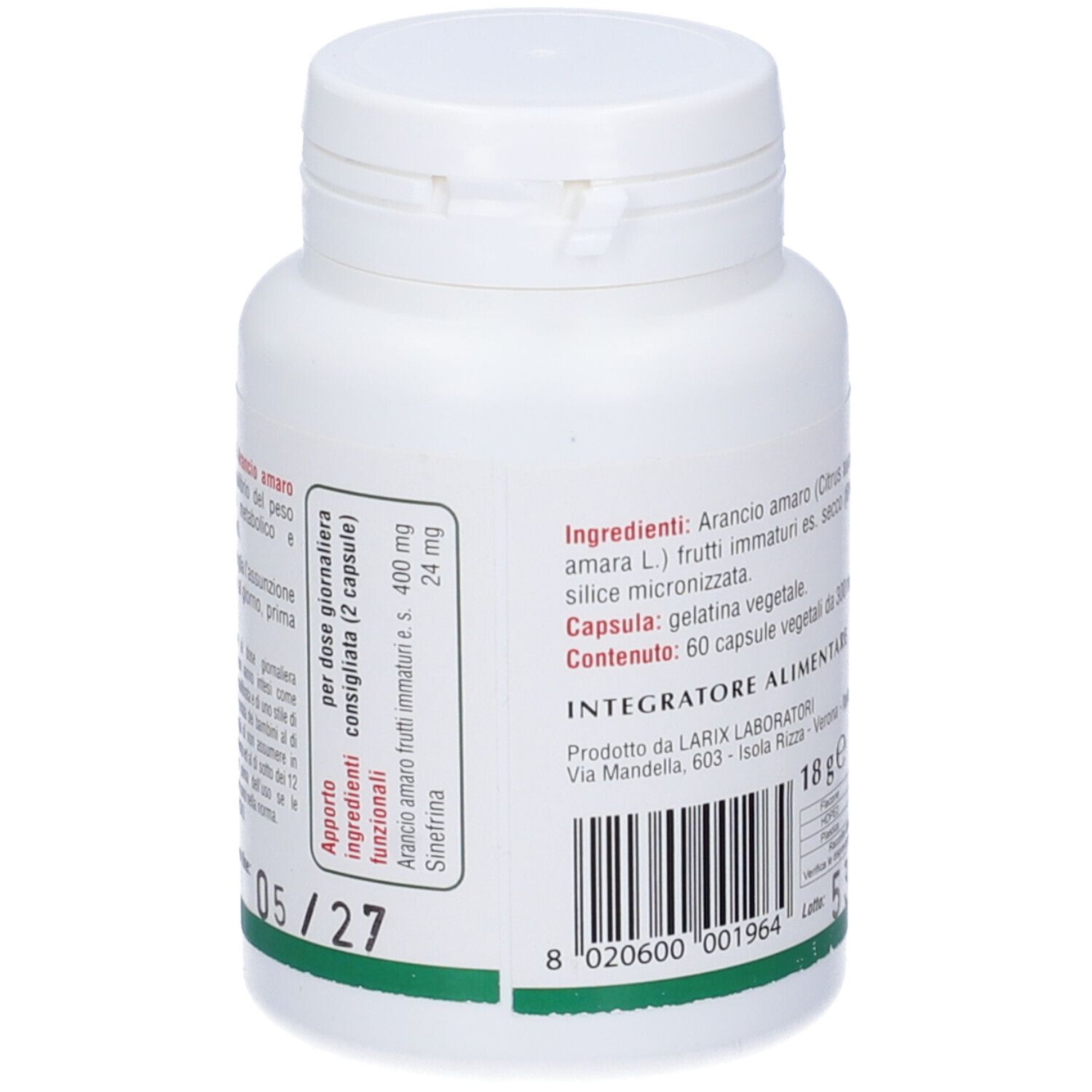 Larix Arancio Amaro Estratto Secco