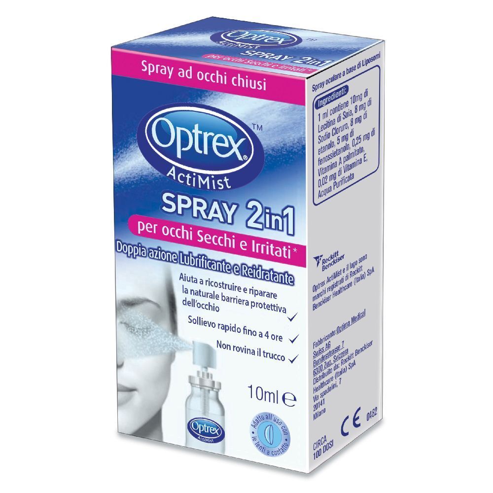 Optrex® ActiMist Spray 2 in 1 per Occhi Secchi e Irritati