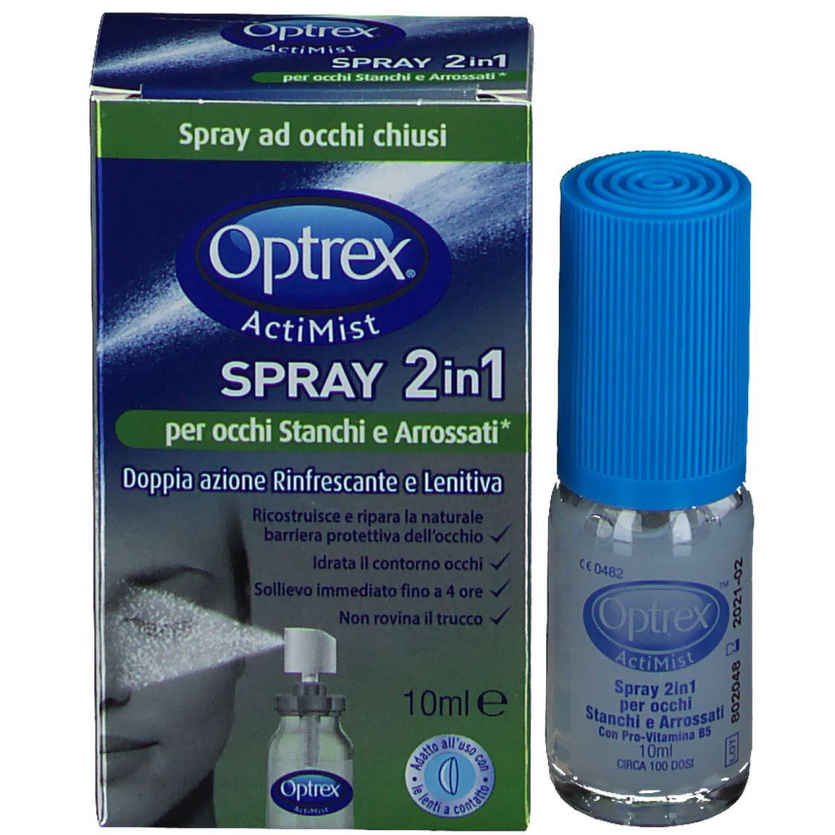 Optrex® ActiMist Spray 2 in 1 per Occhi Stanchi e Arrossati