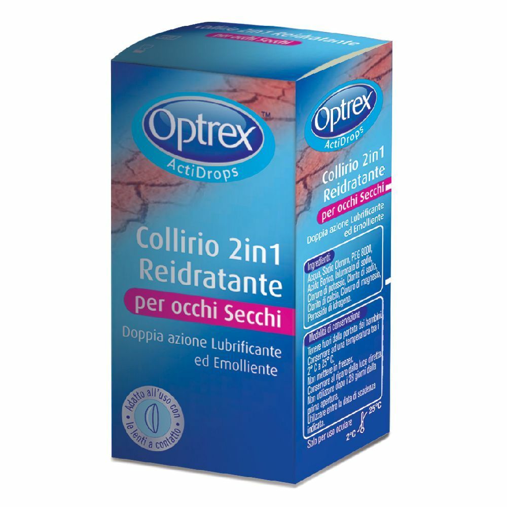 Optrex® ActiDrops® Collirio 2 in 1 per Occhi Secchi