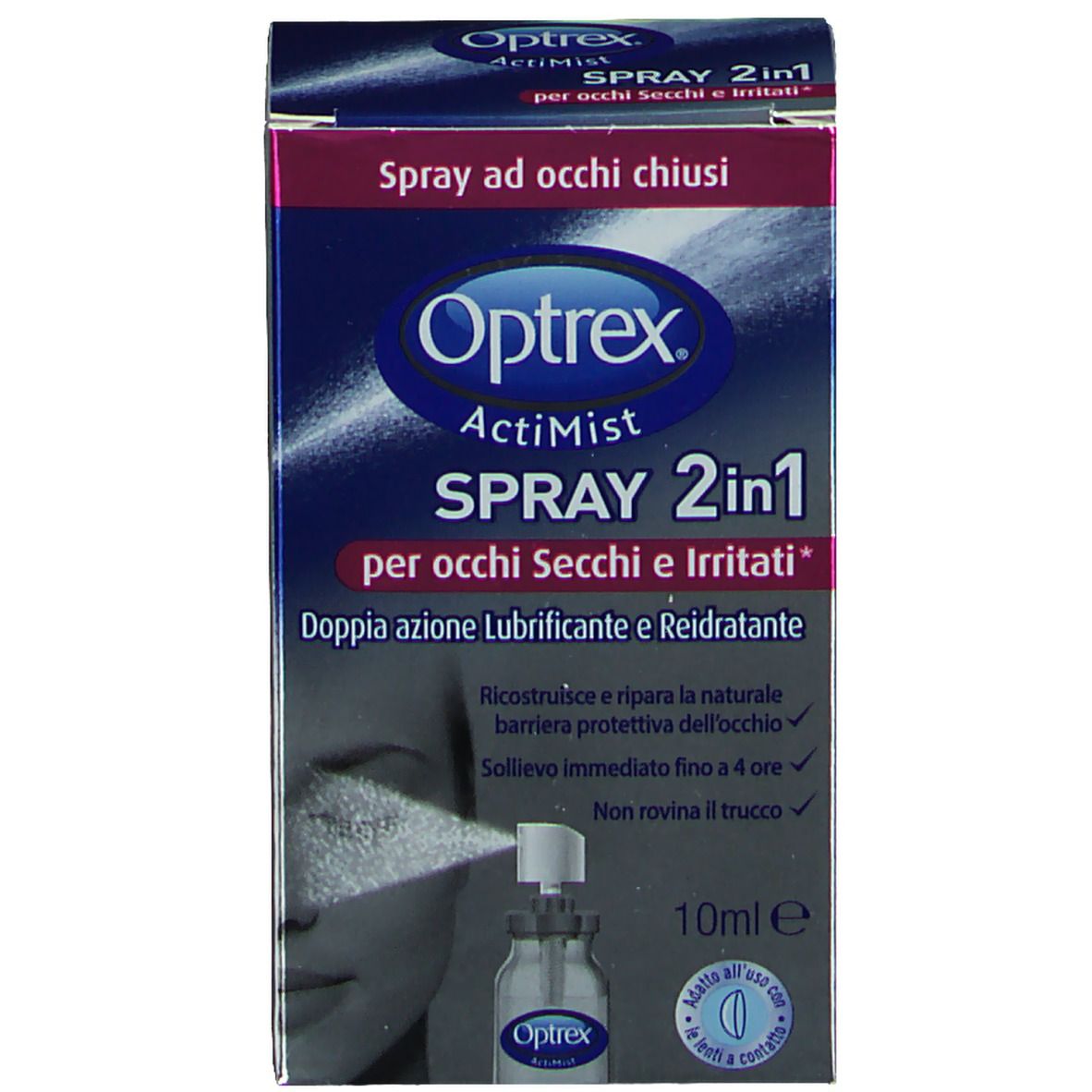 Optrex® ActiMist Spray 2 in 1 per Occhi Secchi e Irritati