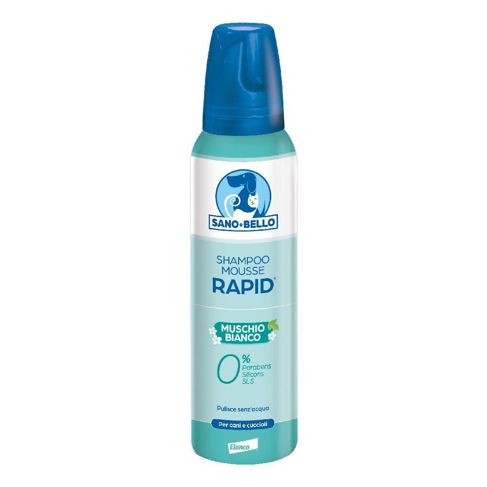 Sano E Bello Shampoo Mousse Rapid Nf Muschio Bianco 300 Ml