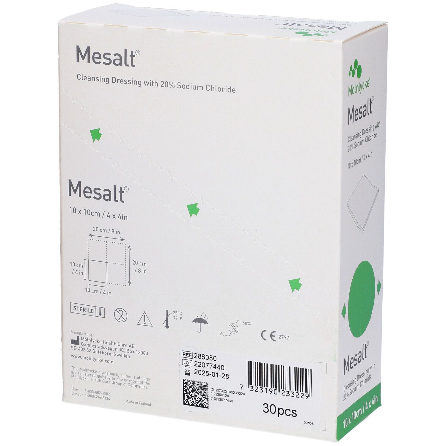 Mesalt® 10 x 10cm