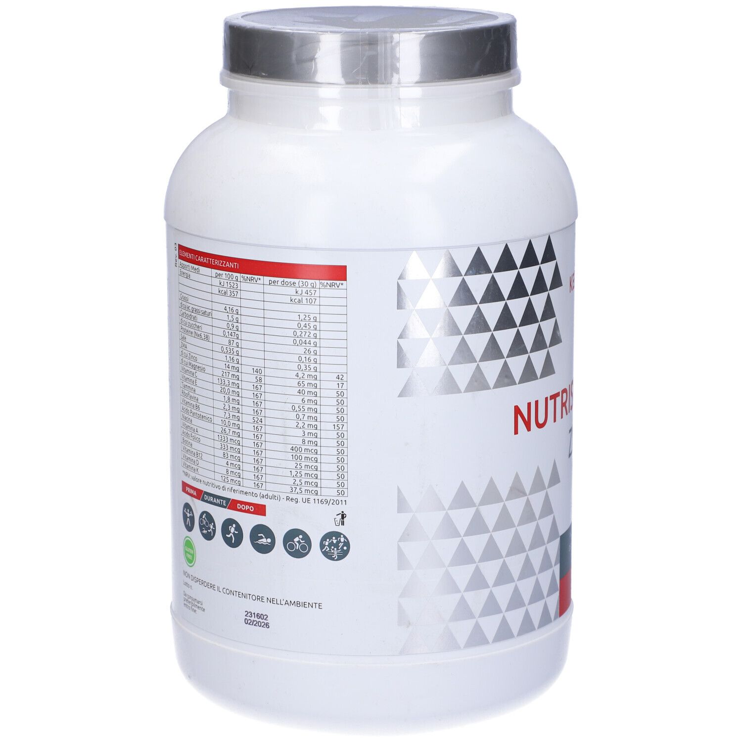 Nutrision 100% ZMA Proteine in Polvere Gusto Dark Chocolate