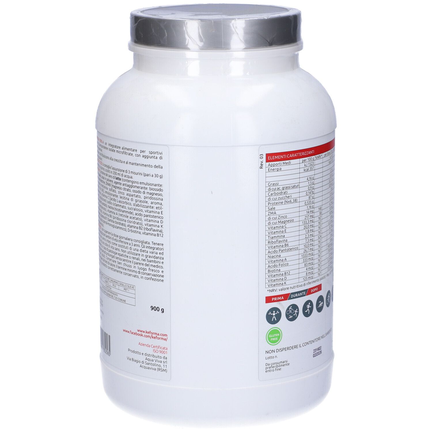 Nutrision 100% ZMA Proteine in Polvere Gusto Dark Chocolate