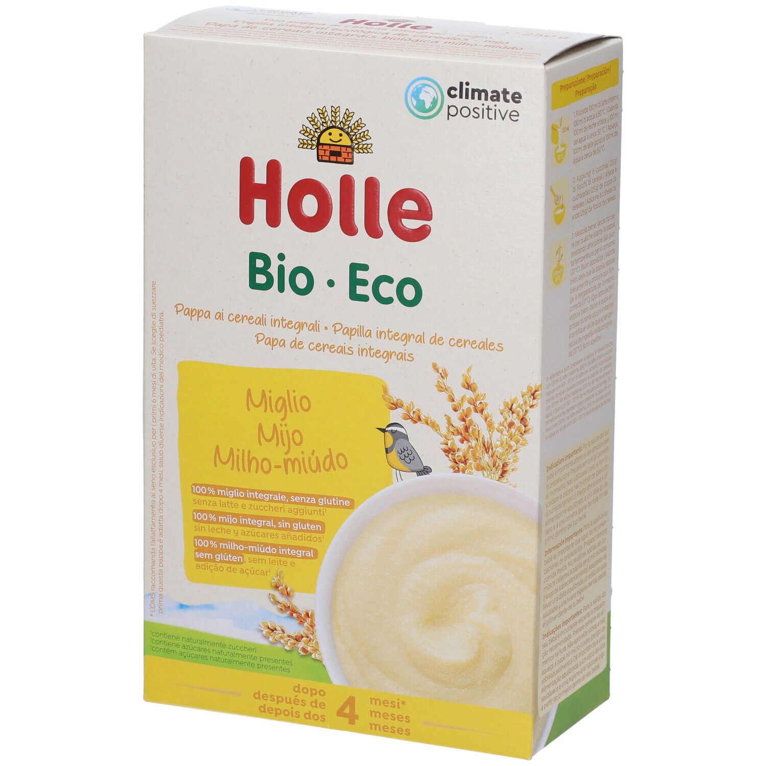 Holle Pappa Di Miglio : Dopo I 4 Mesi 250 G