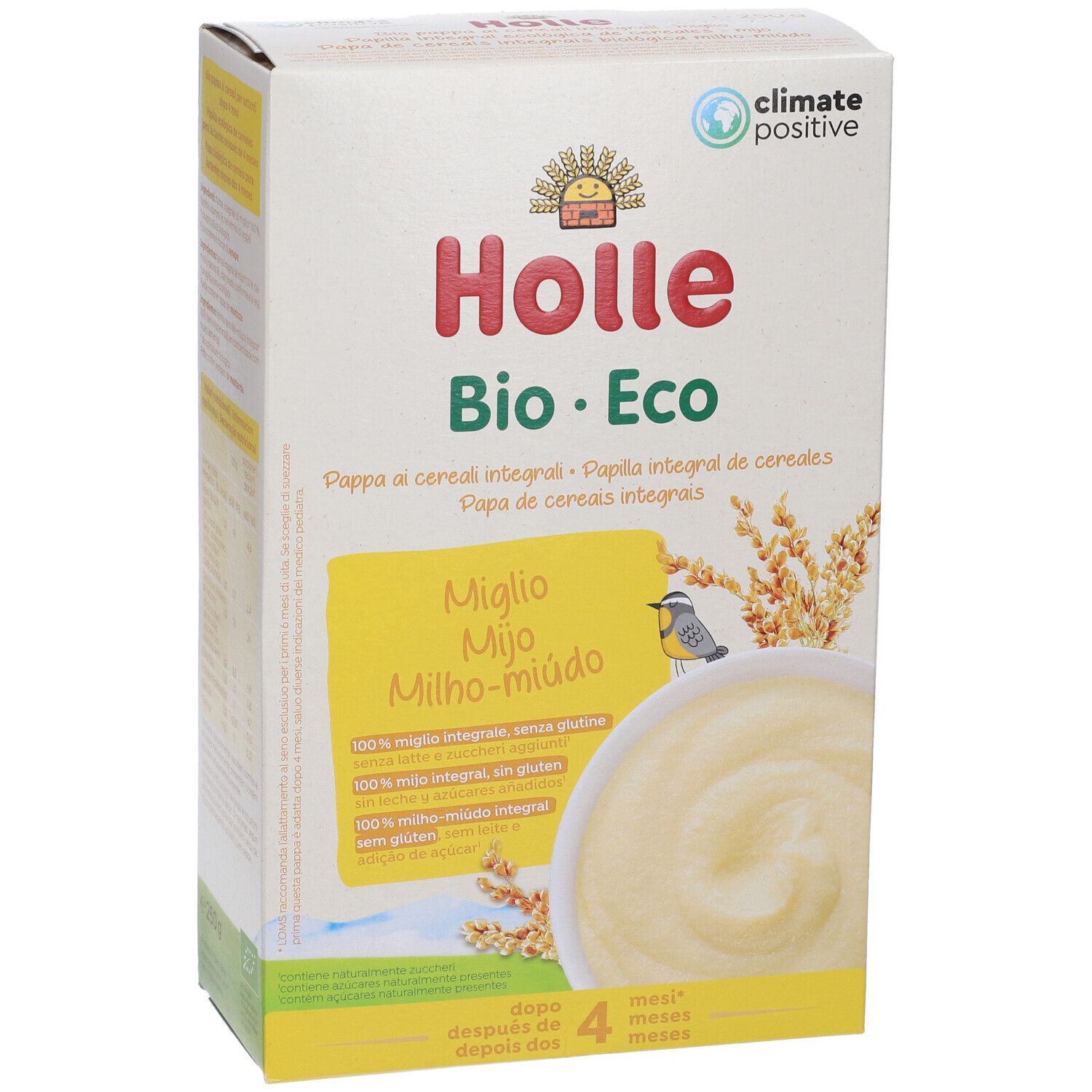 Holle Pappa Di Miglio : Dopo I 4 Mesi 250 G