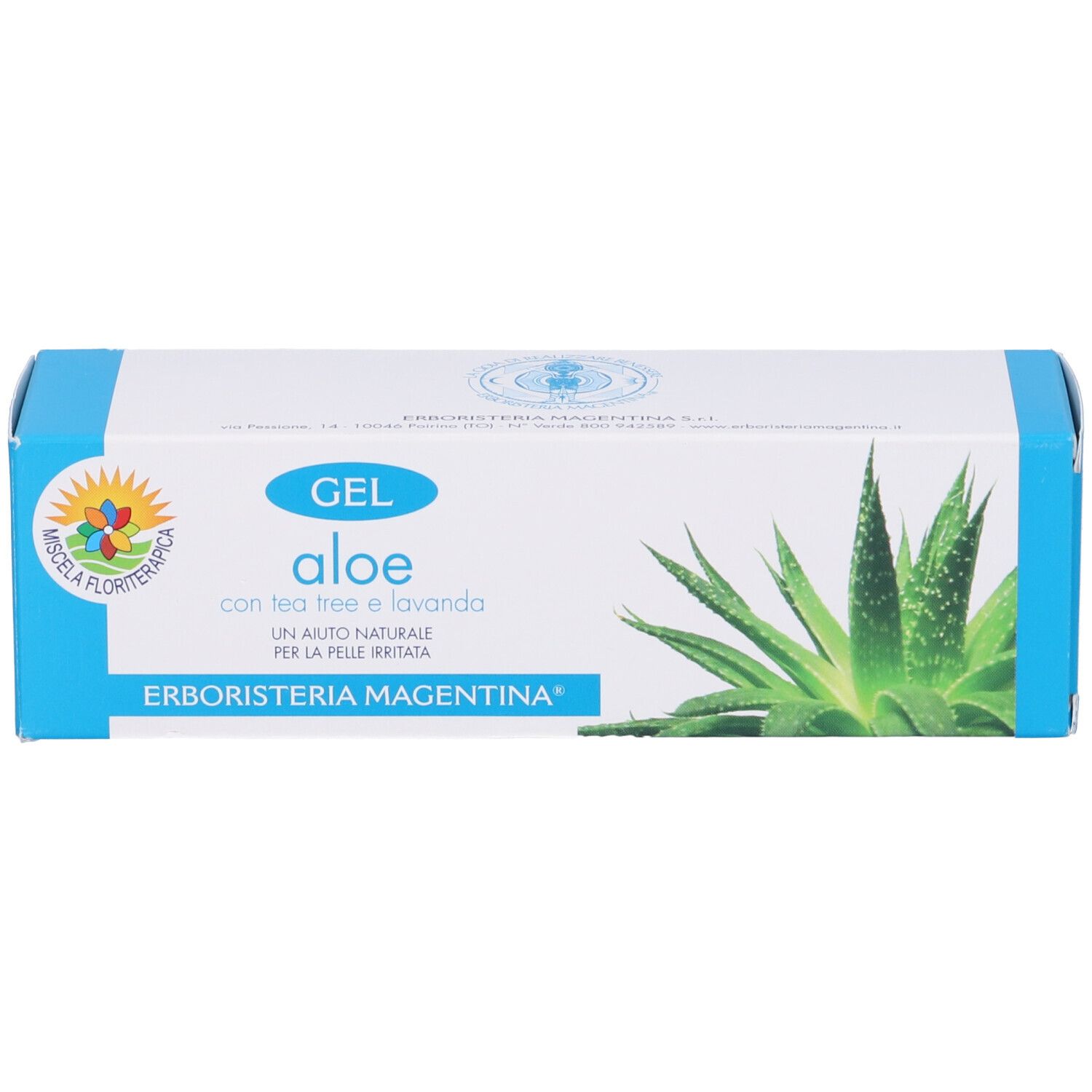 Gel aloe con tea tree e lavanda