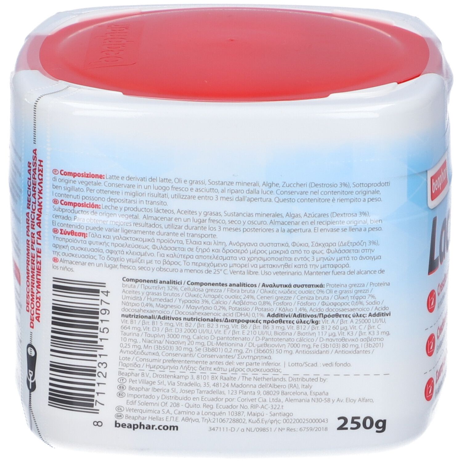 Lactol Latte Gattino Powder 200 G