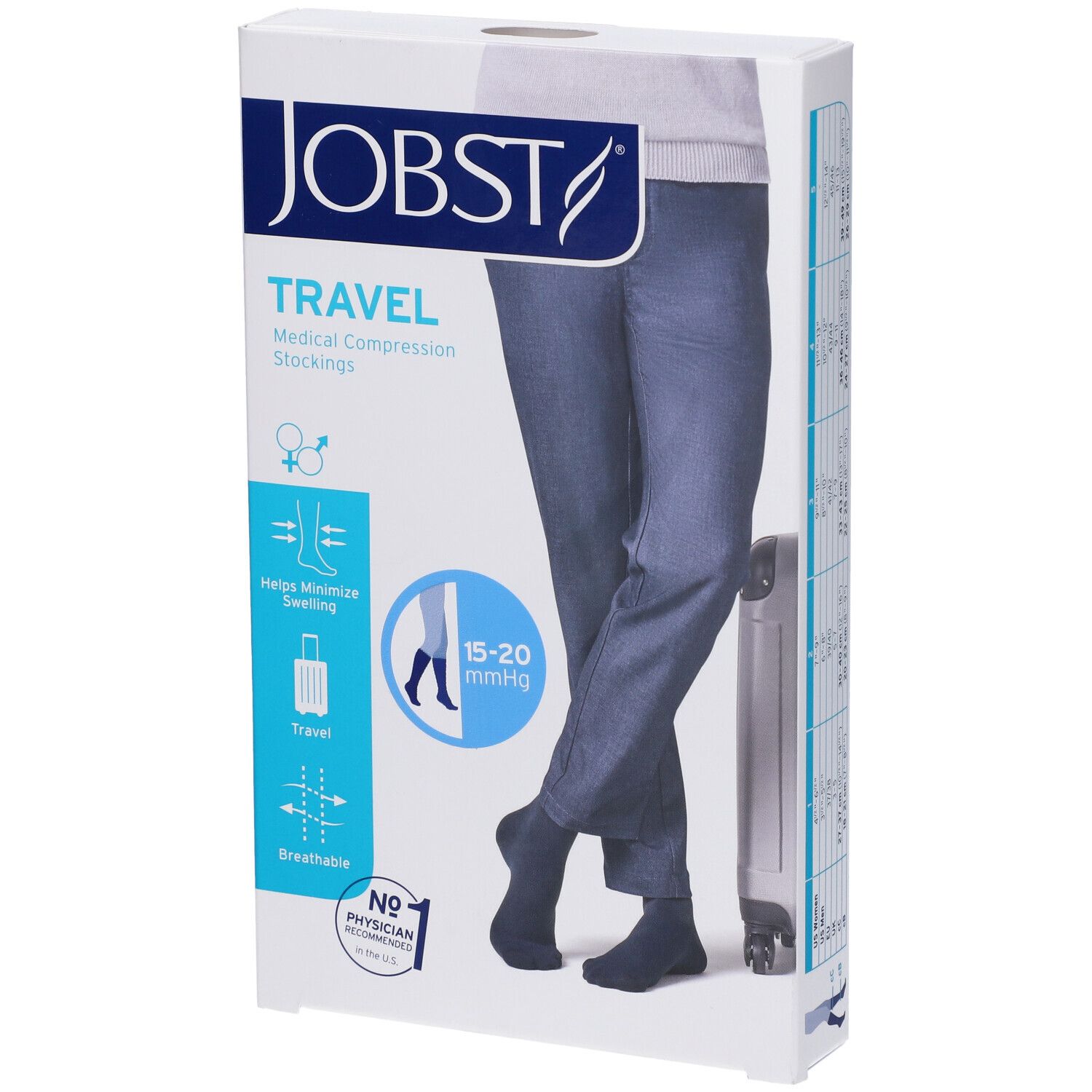 Jobst Travel Calza Nera Taglia M