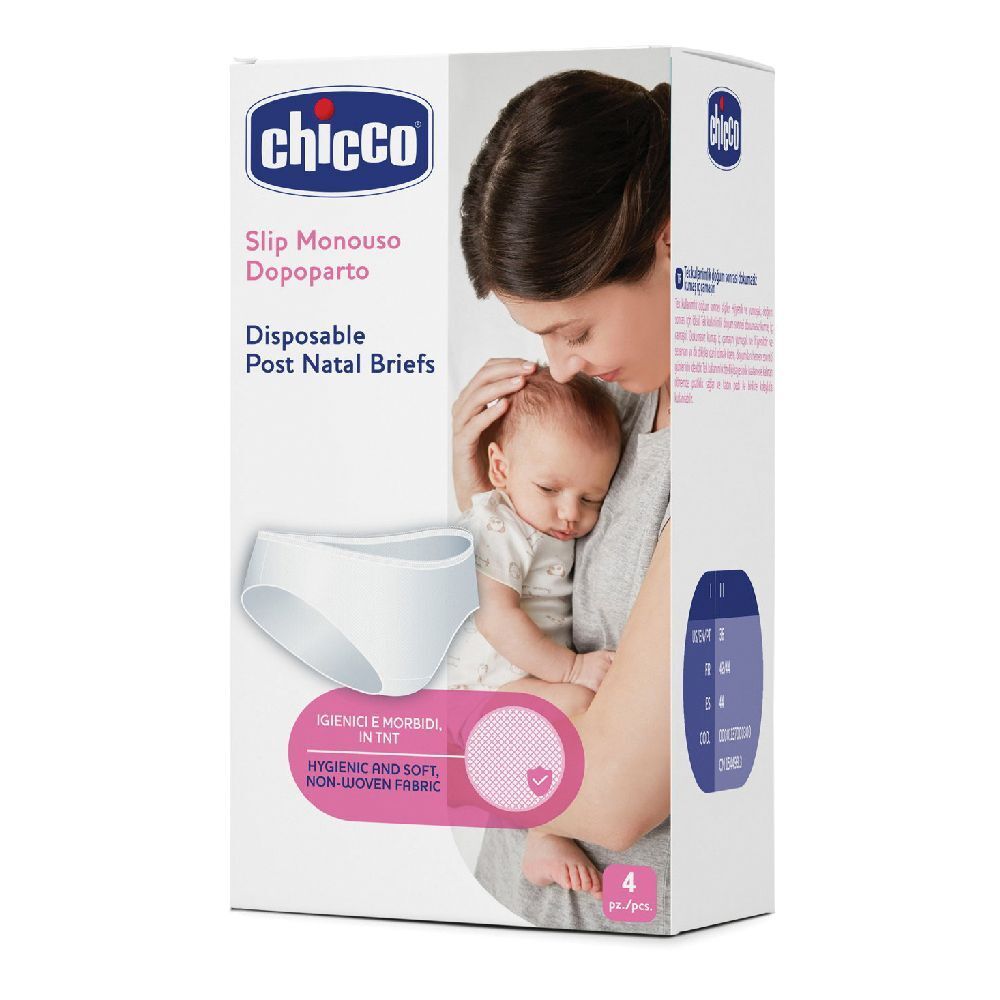 Chicco Mamma Donna Slip Tessuto Non Tessuto Misura 3 4 Pezzi