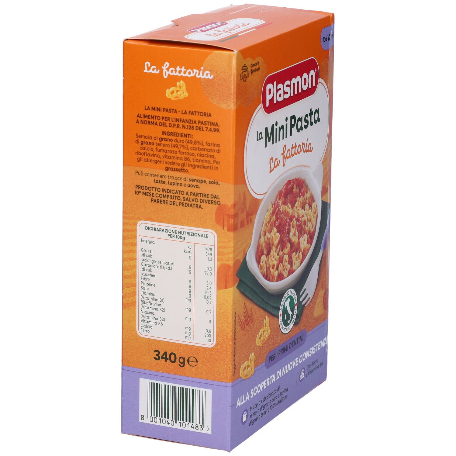 Plasmon Pastina La Fattoria 340g