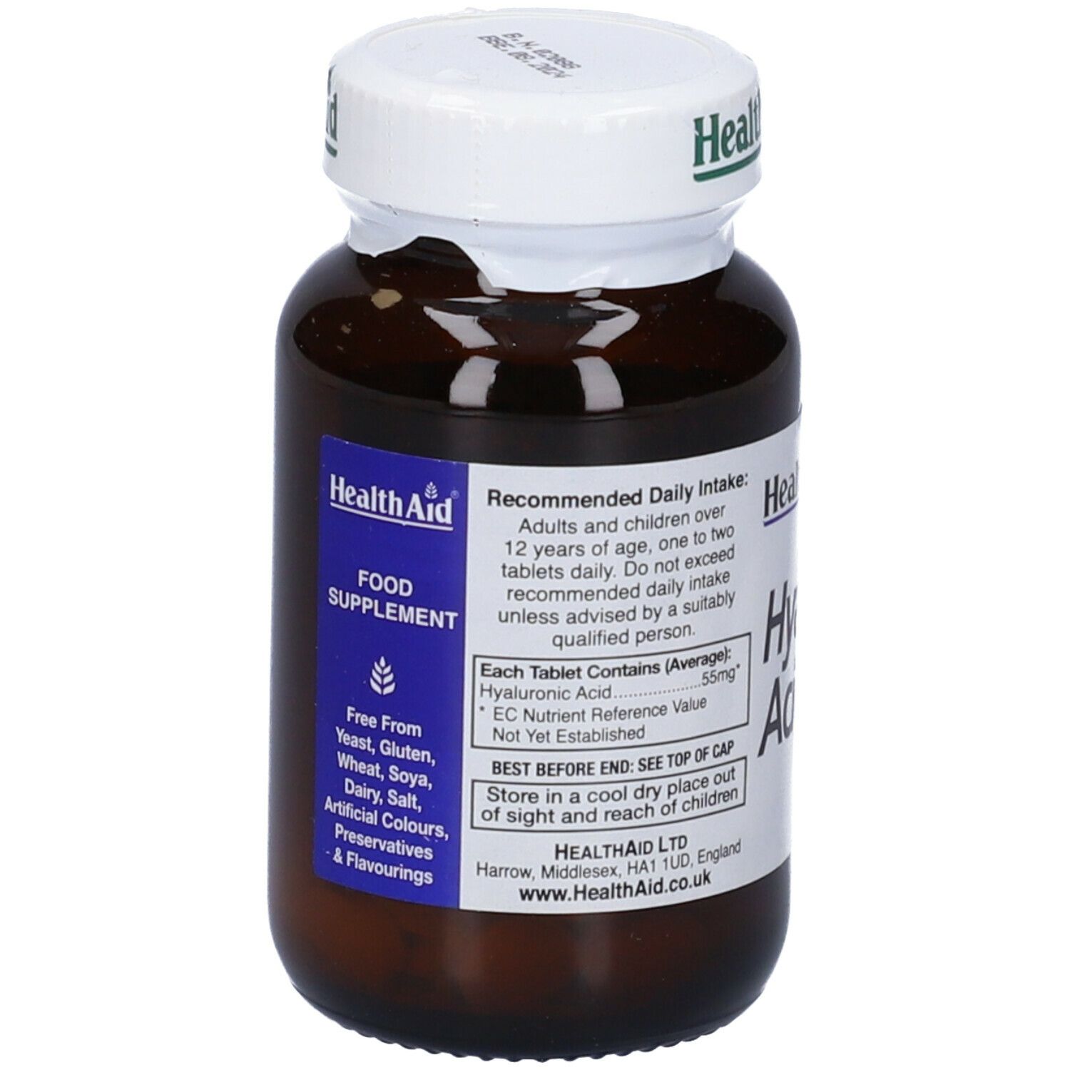 Acido Ialuronico Hyaluronic Acid 55Mg 30 Compresse