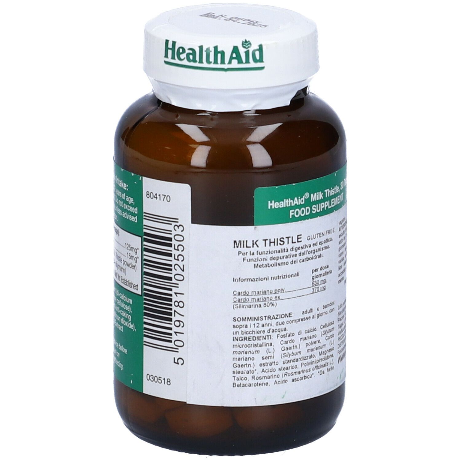 Cardo Mariano Milk Thistle 30 Compresse