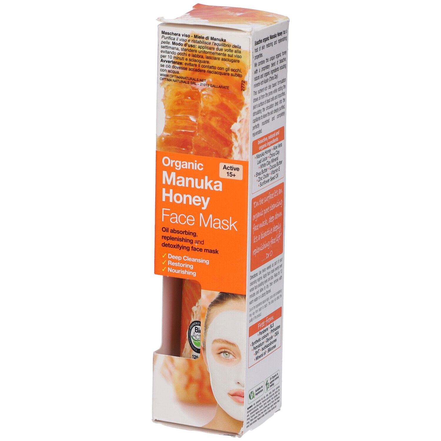 Dr Organic Manuka Honey Face Mask 125 Ml