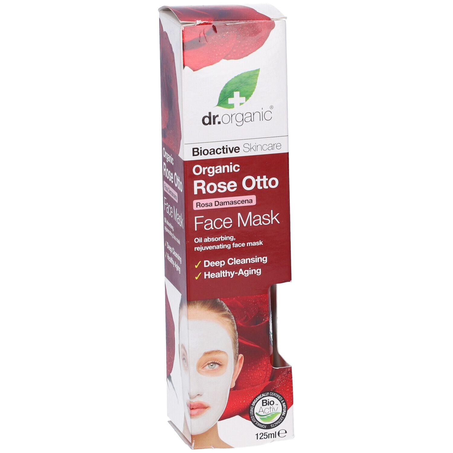 Dr Organic Rose Otto Rosa Face Mask Maschera Viso 125 Ml