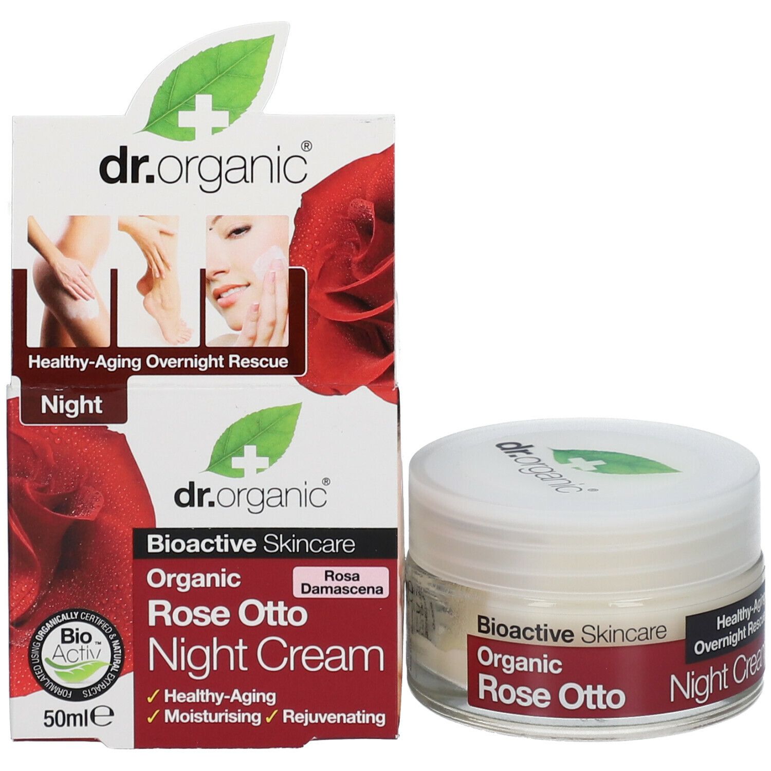 Dr. Organic® Rose Otto Night Cream