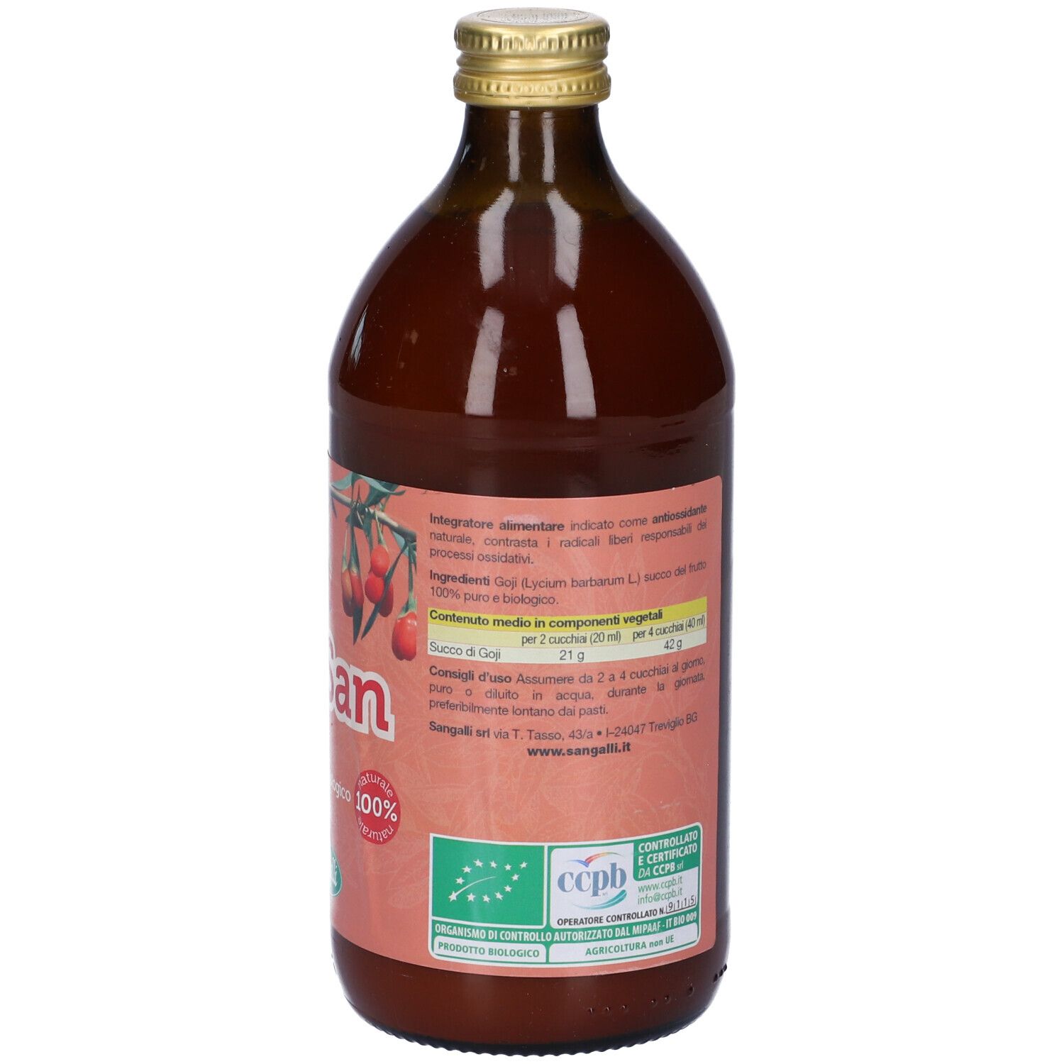 Gojisan Puro Succo Goji 100%