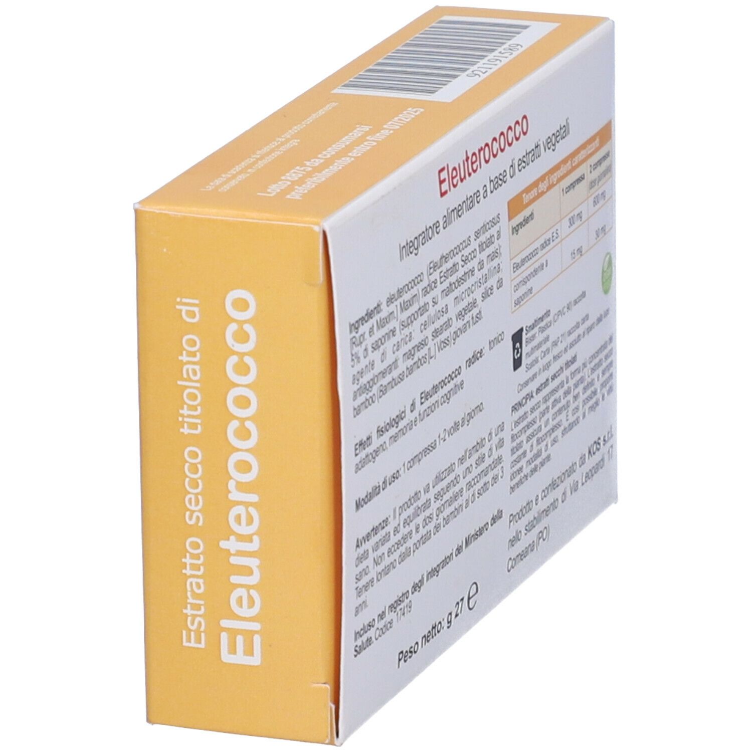 KOS Eleuterococco Compresse