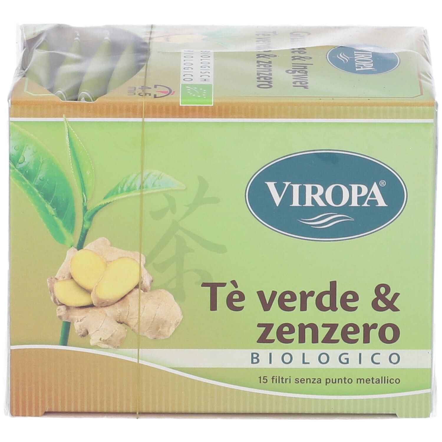 Viropa Te' Verde&Zenzero Bio 15 Filtri
