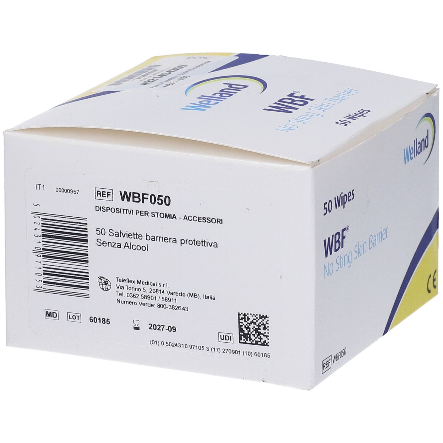 Film Protettivo Cute Peristomale In Salviette 50 Pezzi