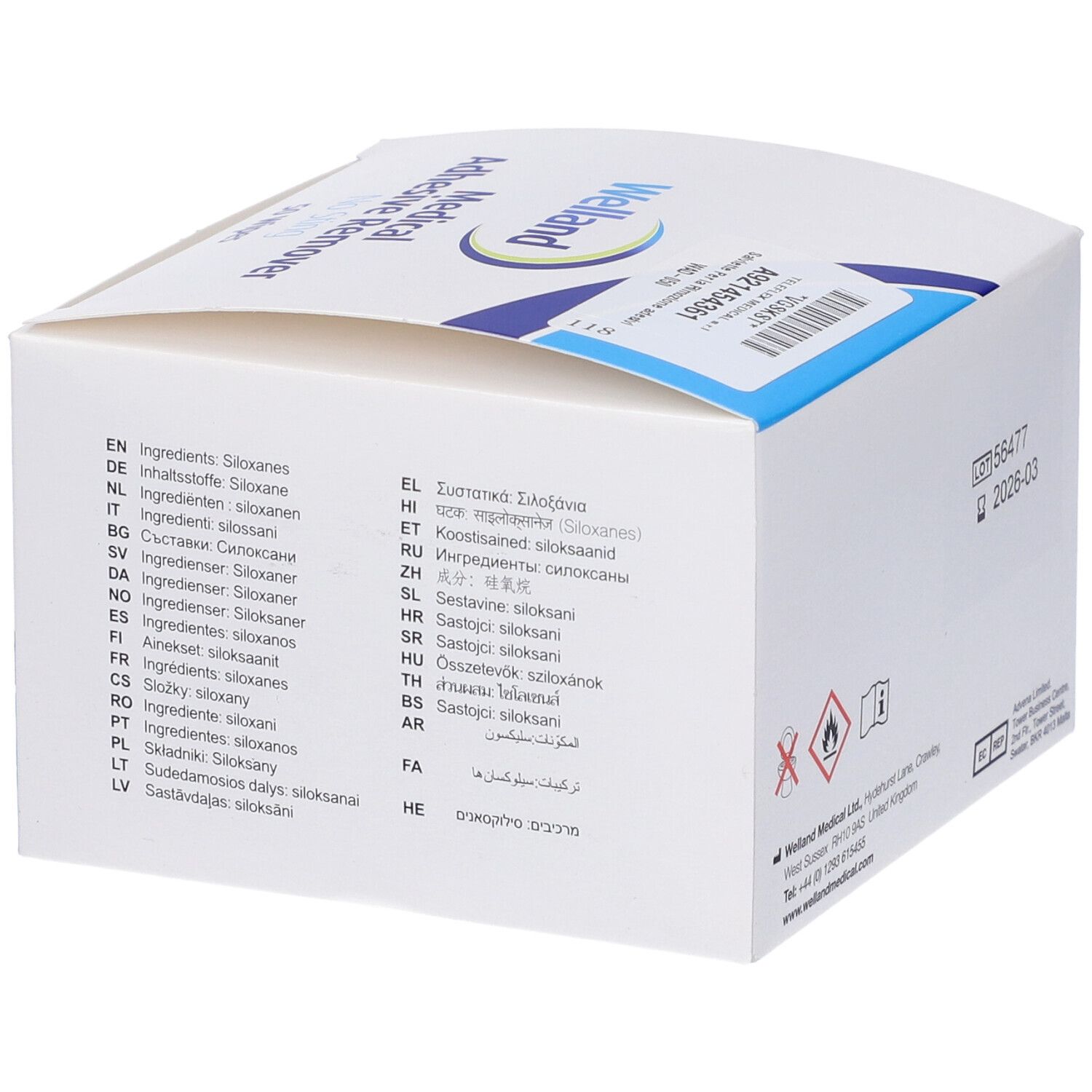 Salviette Remover S/Alcool50Pz