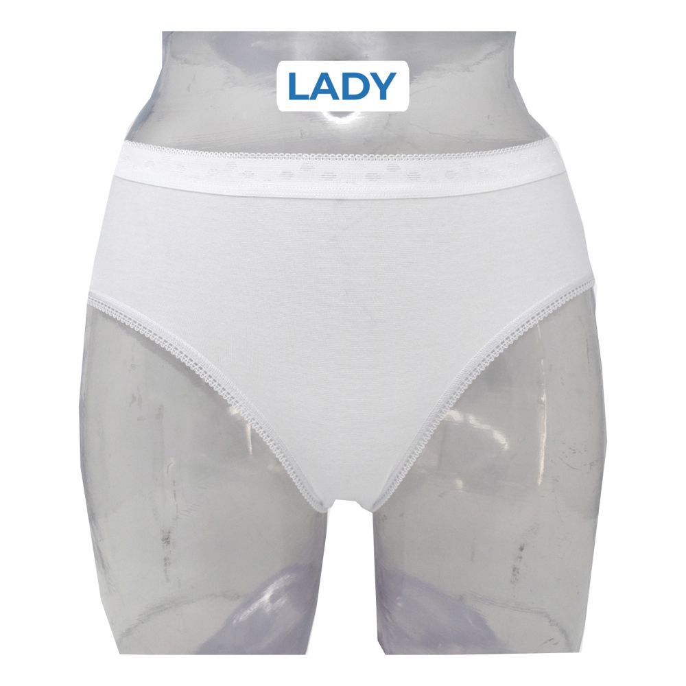 Pantystretch Lady Mutande Igieniche Bianco 4