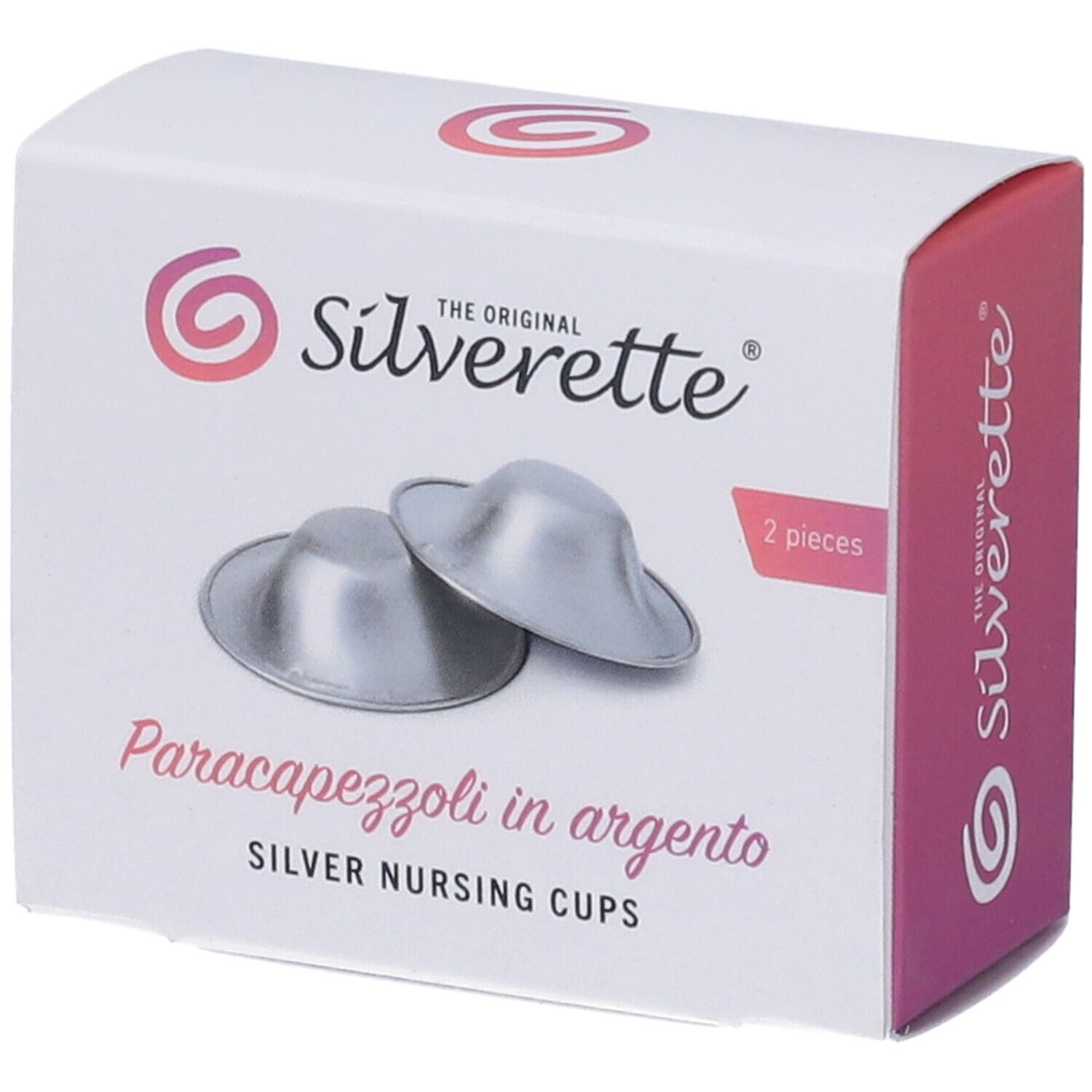 Silverette Mini Coppette Protezione Capezzoli In Argento 2 Pezzi