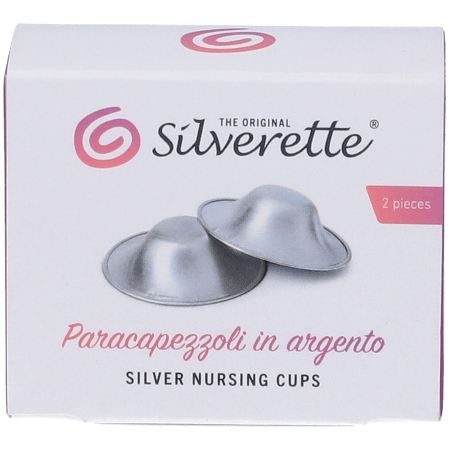 Silverette Mini Coppette Protezione Capezzoli In Argento 2 Pezzi