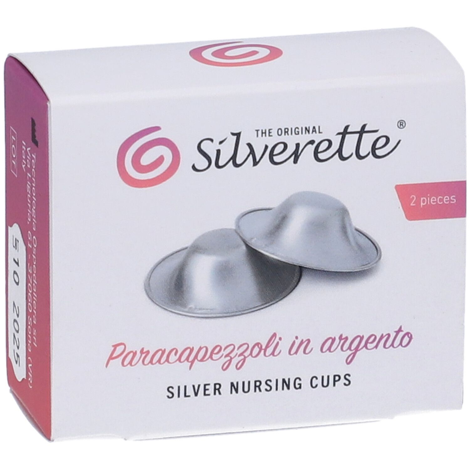 Silverette Mini Coppette Protezione Capezzoli In Argento 2 Pezzi