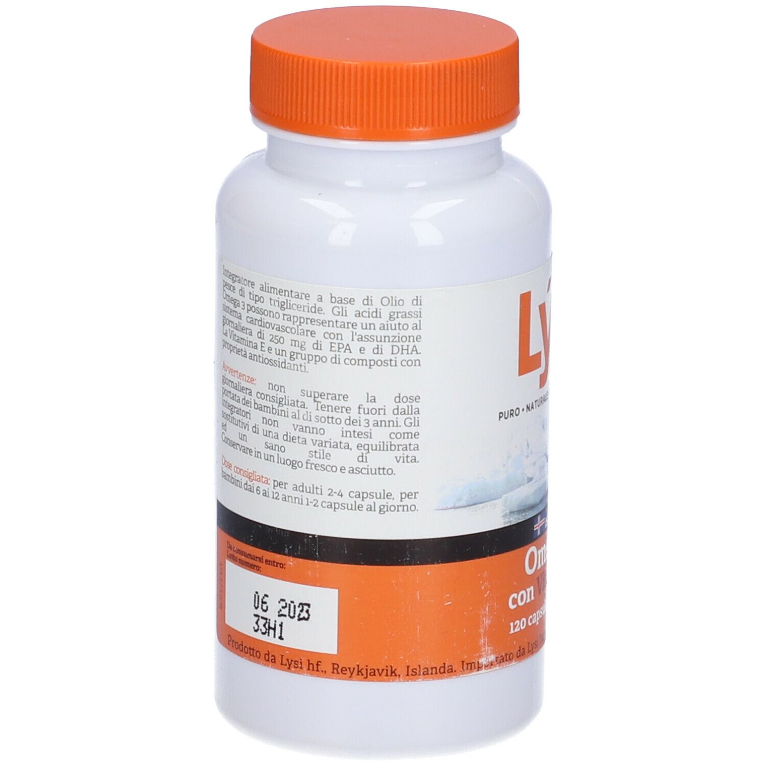 Lysi Omega 3 Vitamina E 120 Capsule