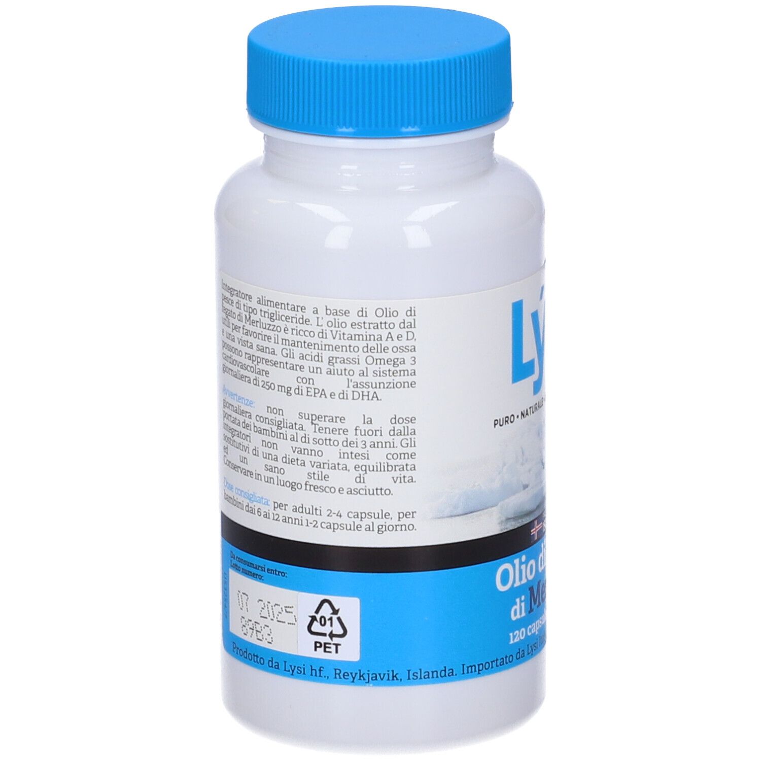 Lysi Olio Fegato Merluzzo 120 Capsule