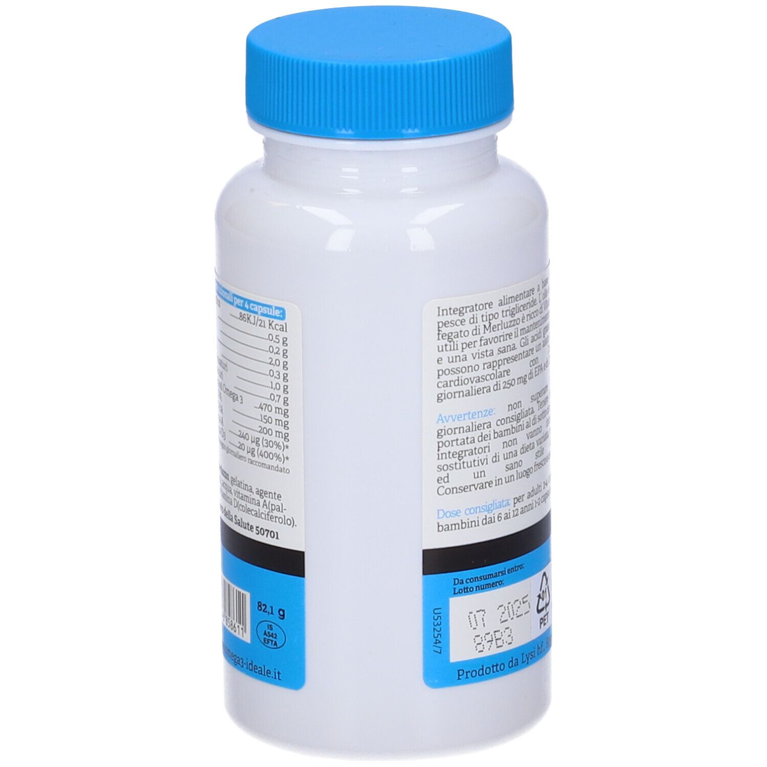 Lysi Olio Fegato Merluzzo 120 Capsule