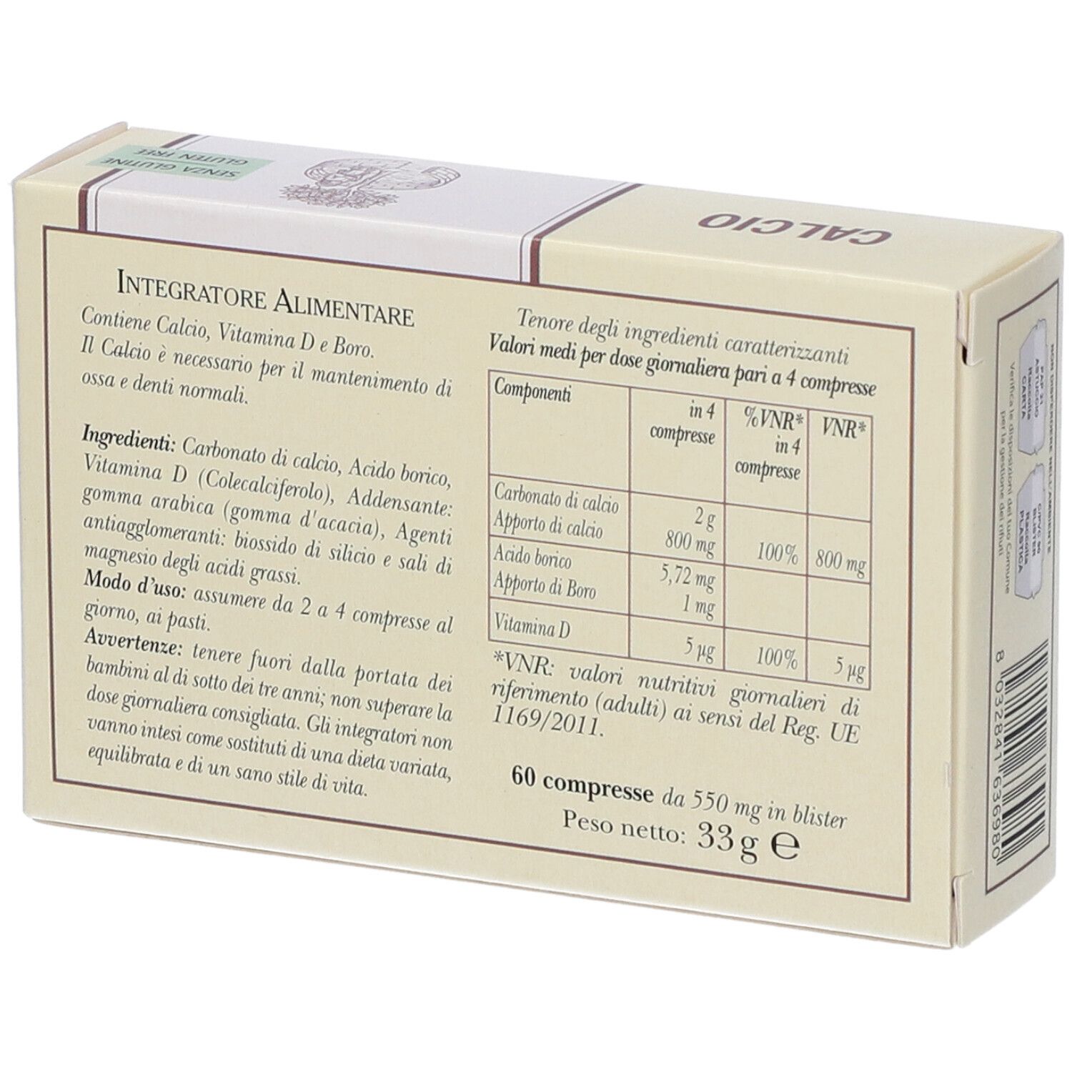 Calcio Compresse 60 Compresse