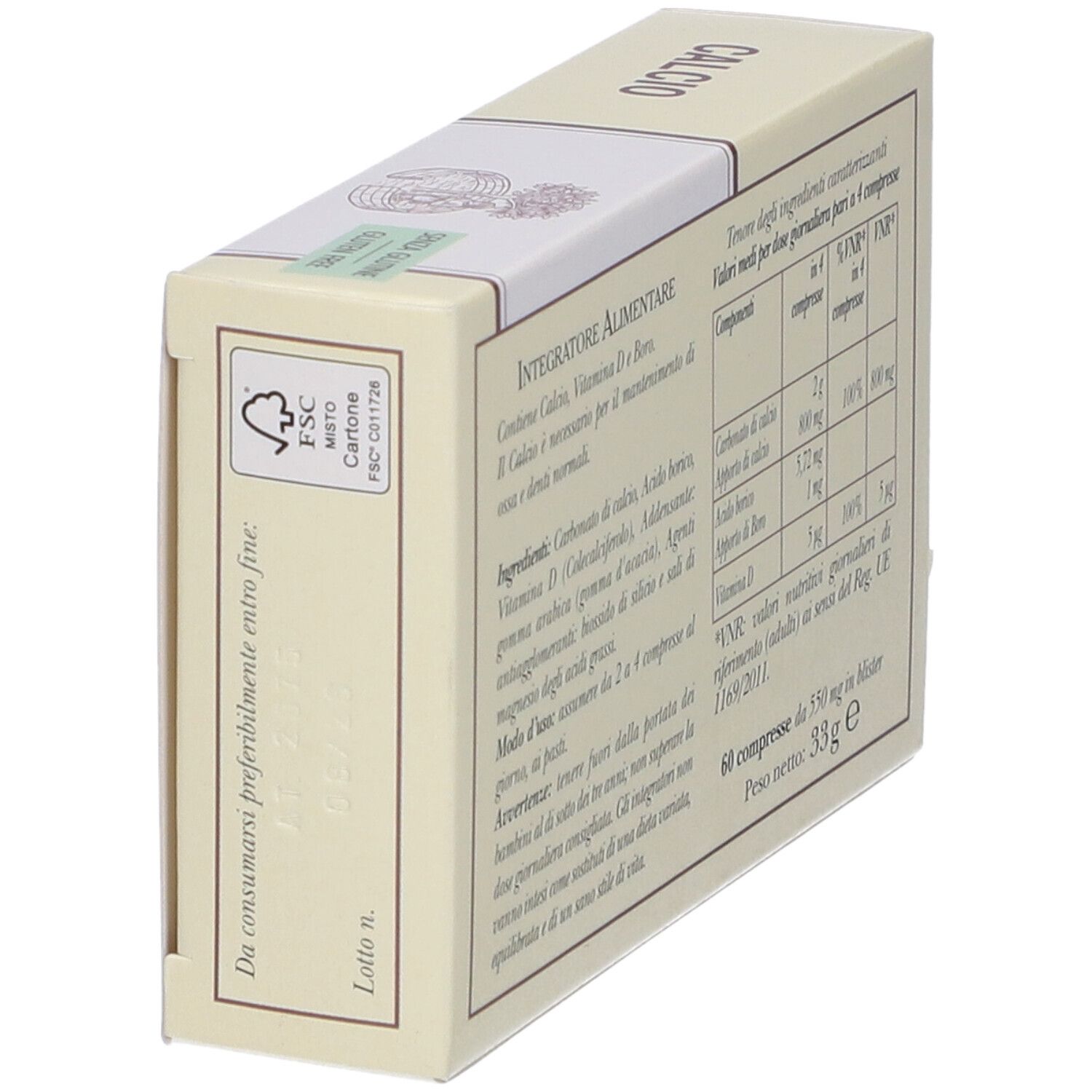 Calcio Compresse 60 Compresse