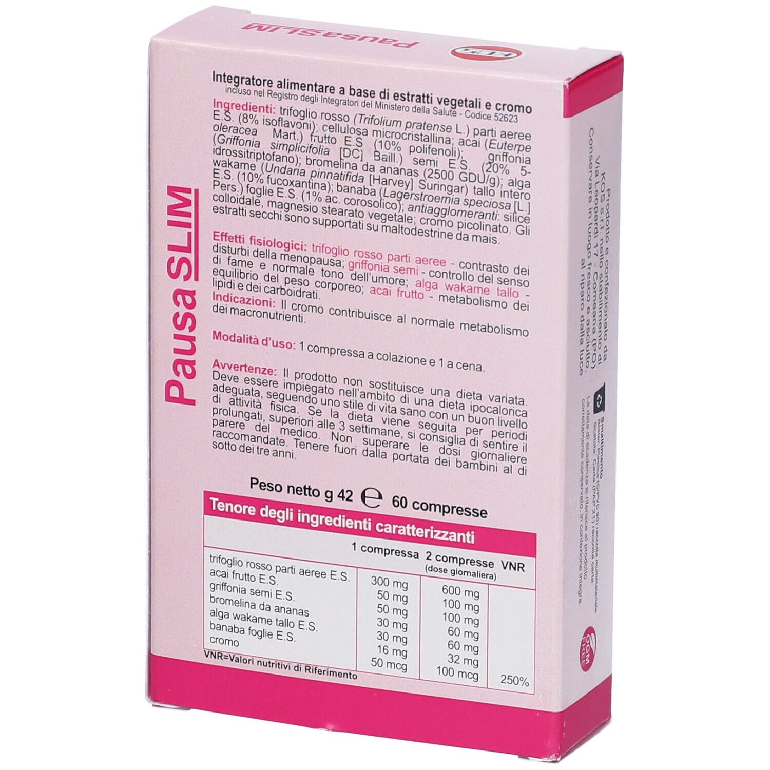 KOS Pausa Slim Compresse
