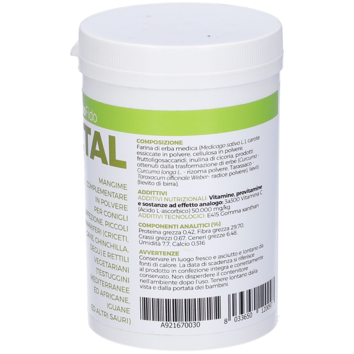Vegetal Care Polvere Barattolo 150 G