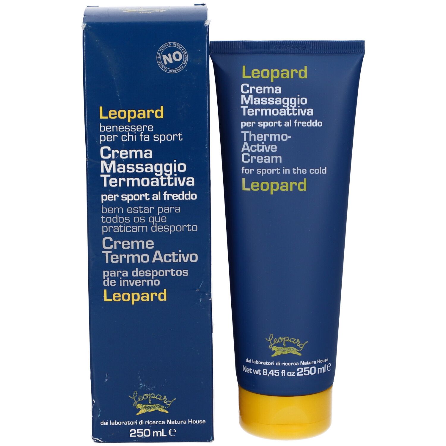Leopard Crema Massaggio Termoattiva 250 Ml