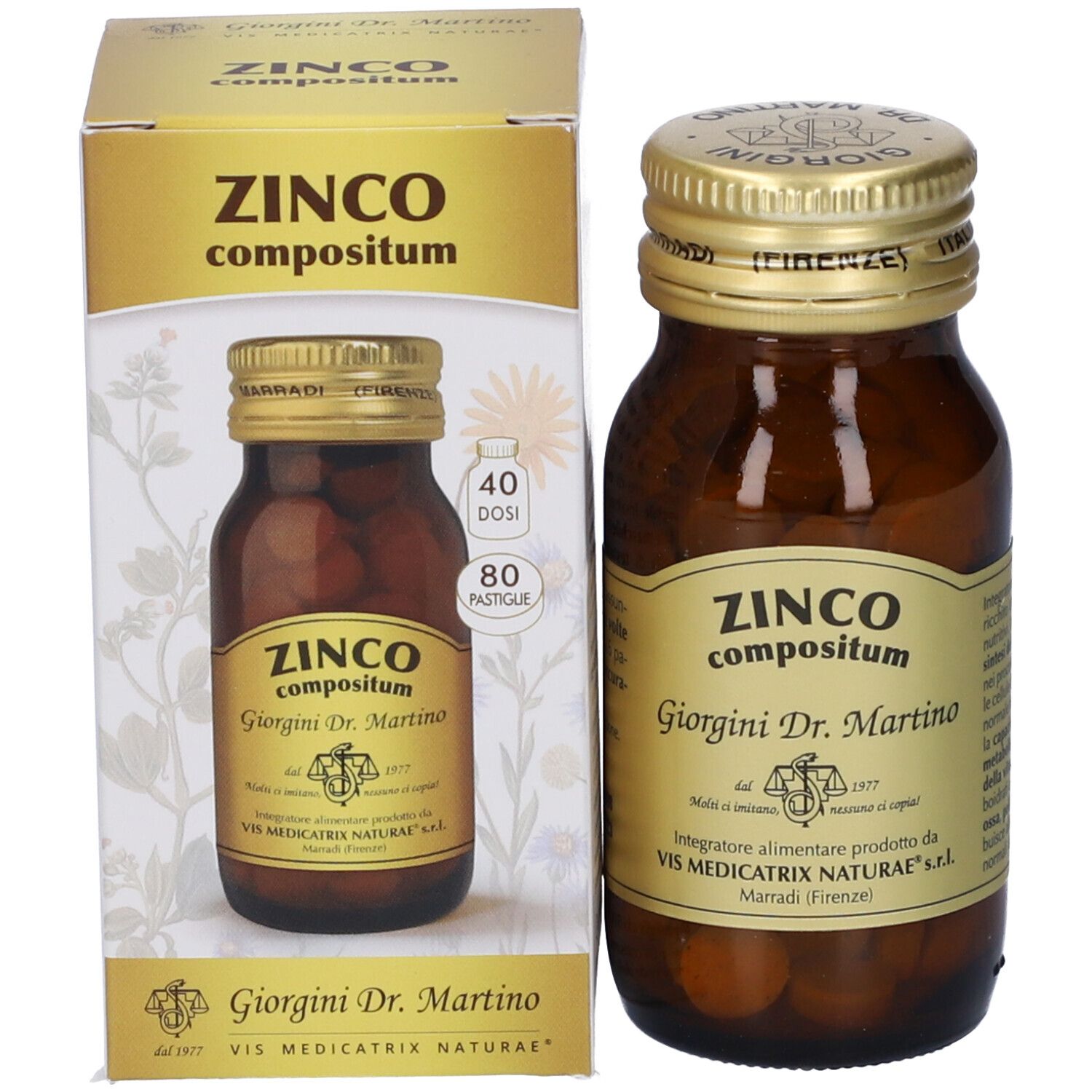 Zincum Compositum 80 Pastiglie