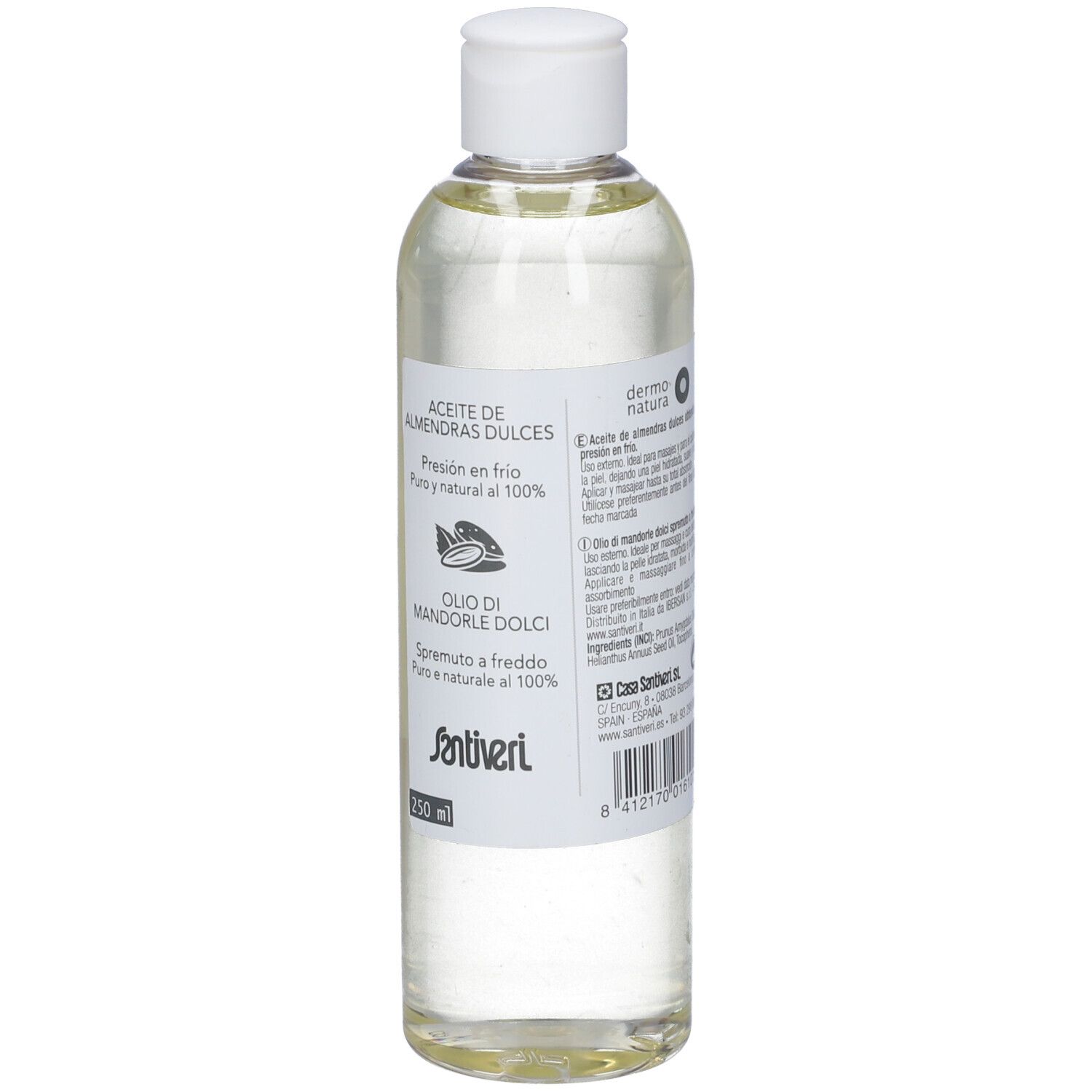 Olio Mandorle Dolci 100% 250Ml