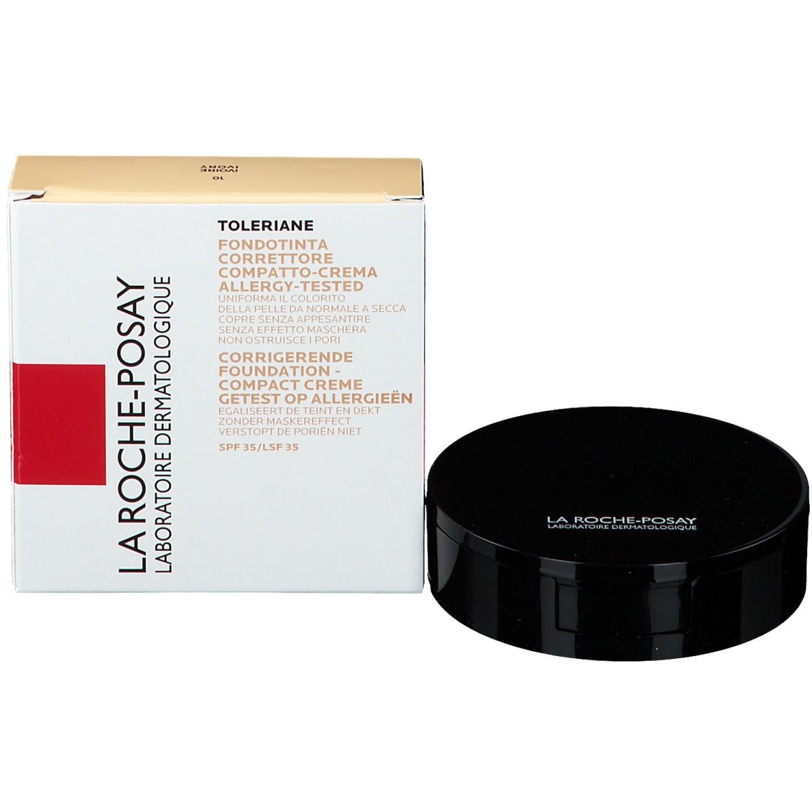 La Roche-Posay Toleriane Teint Fondotinta Compatto Crema SPF35 10 Ivory