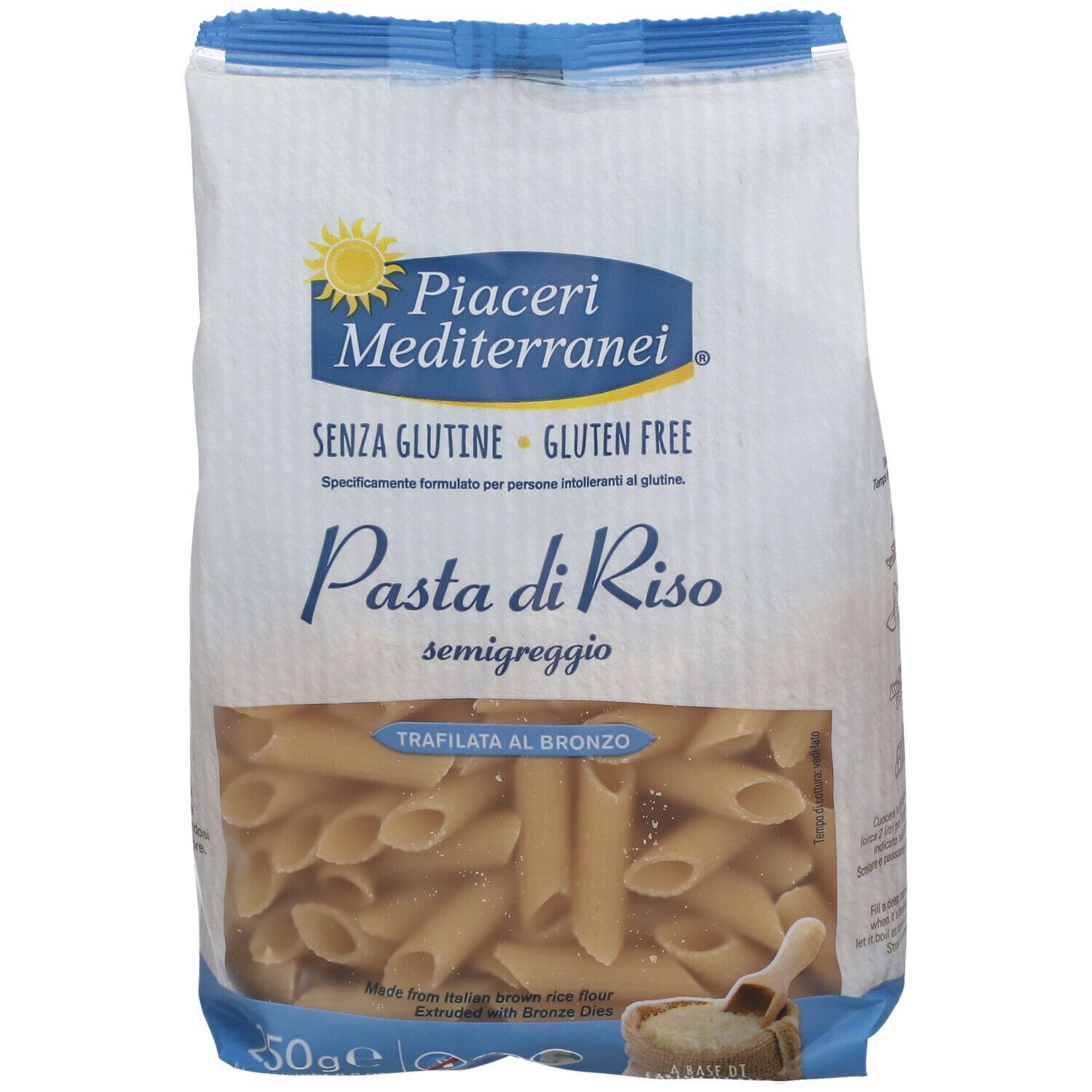 Spaghetti di riso semigreggio 500g zero%