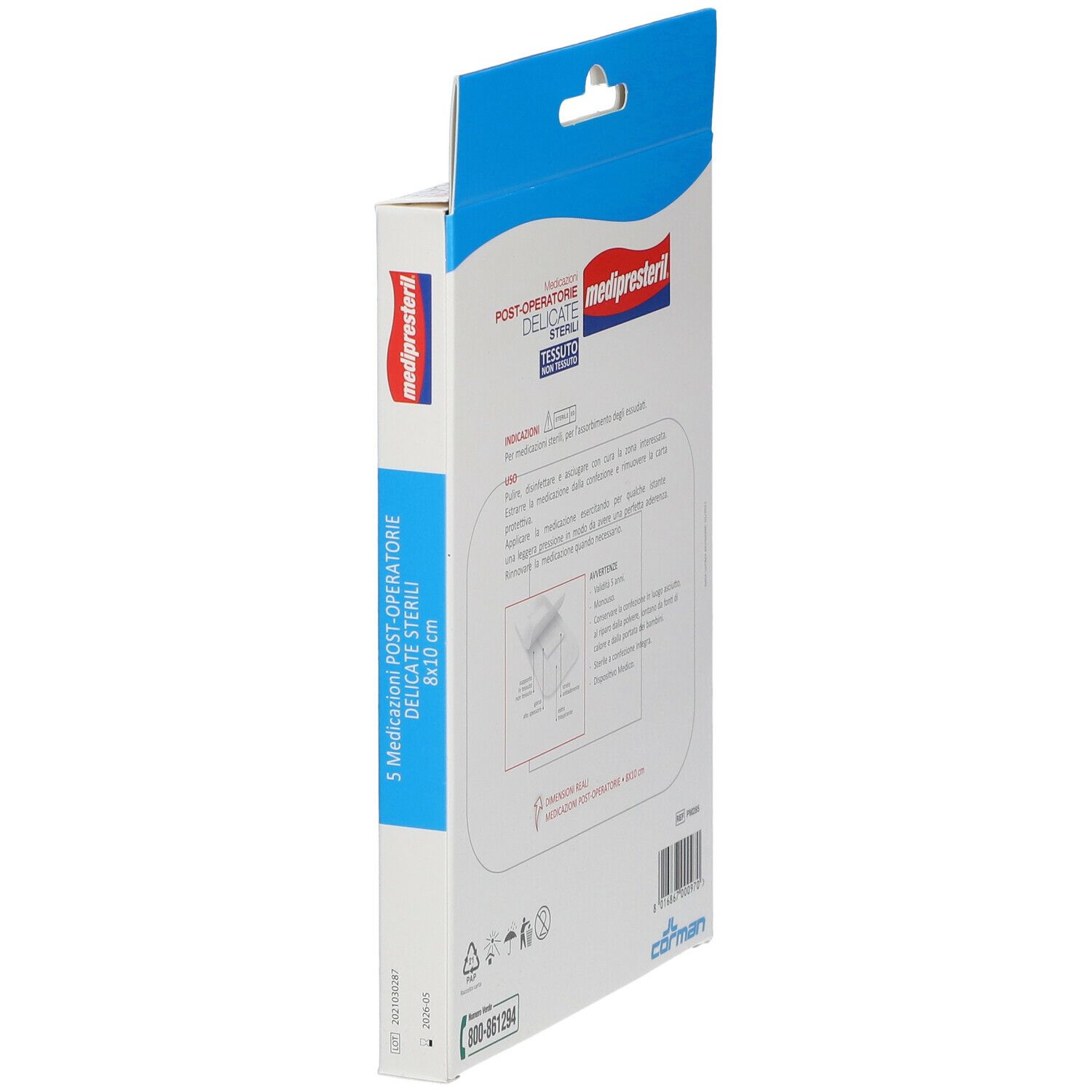Medipresteril® Medicazioni Post Operatorie Delicate Sterili 8 x 10 cm